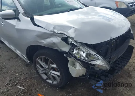 2013 Nissan Sentra Sr из США, поврежденный, VIN 3N1AB7AP8DL627317